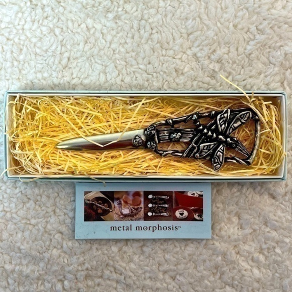 Metal Morphosis "Dragonfly Ladybugs" Letter Opener
